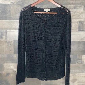 Knit Black Kate Hill Cardigan